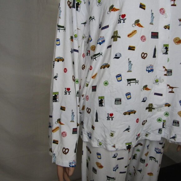 PJ's by PJ Women's The NYC Nola Pant Pajama Set Multicolor Size XS/S - Picture 3 of 11